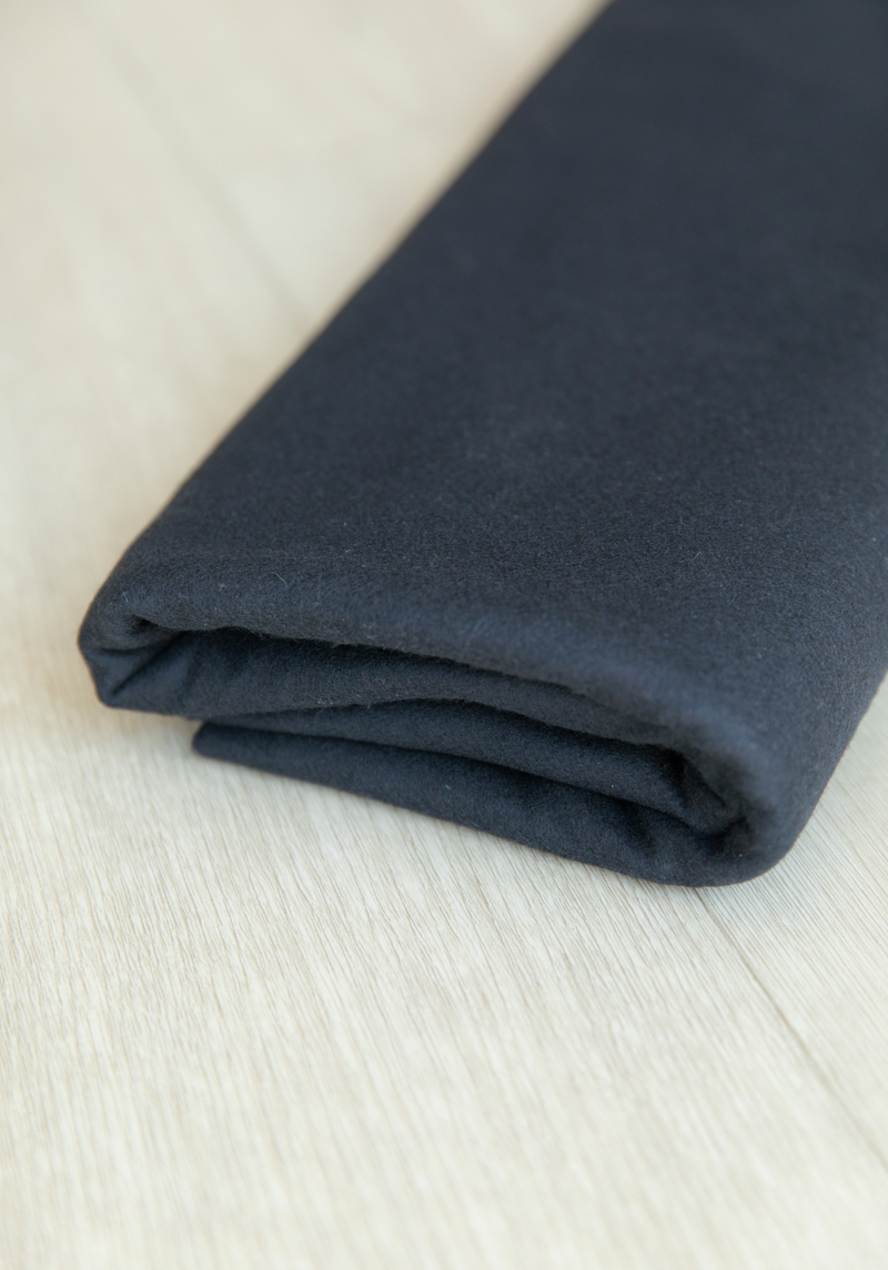 Encre Wool Drape Fabric- by 10 cm