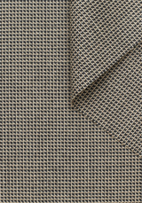 Wool Tweed Fabric – 100% Virgin Wool – Brown Check