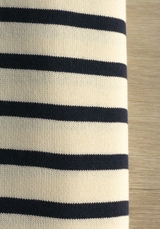 Striped Breton Jersey Fabric – 2 Colours – Sold by the Panel