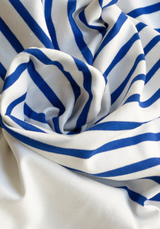 Striped Breton Jersey Fabric – 2 Colours – Sold by the Panel