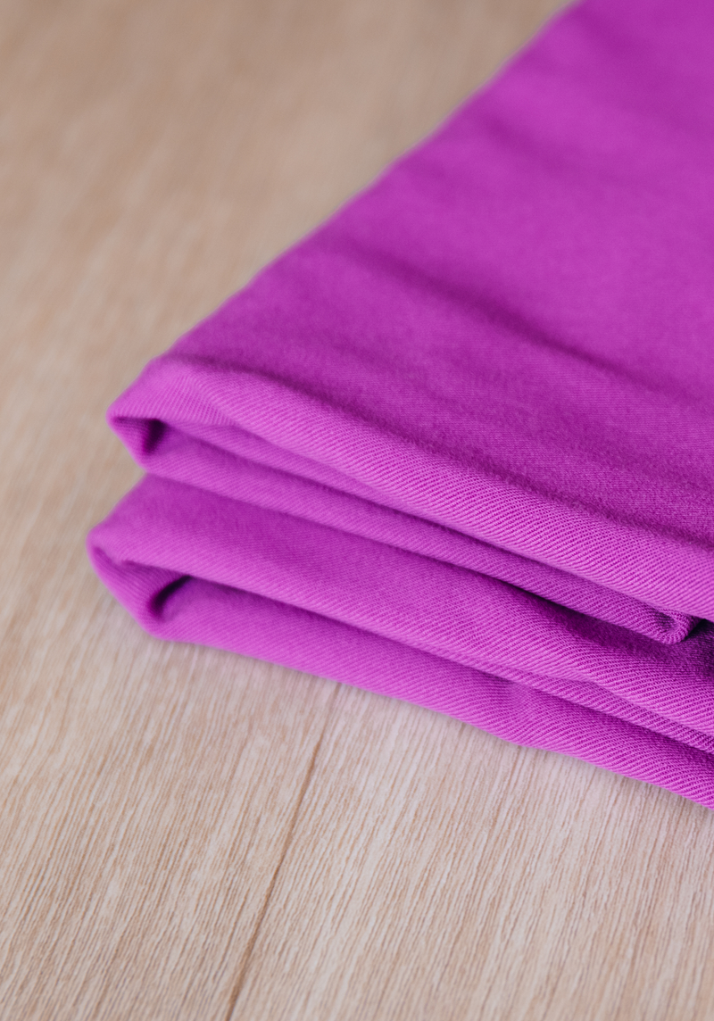 Plain viscose twill fabric - by 10 cm