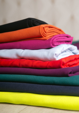 Plain viscose twill fabric - by 10 cm