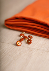 Plain viscose twill fabric - by 10 cm