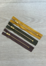 13cm non separating zip for jackets and coats - Several colours