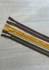45cm separating zip for jackets and coats - Several colours