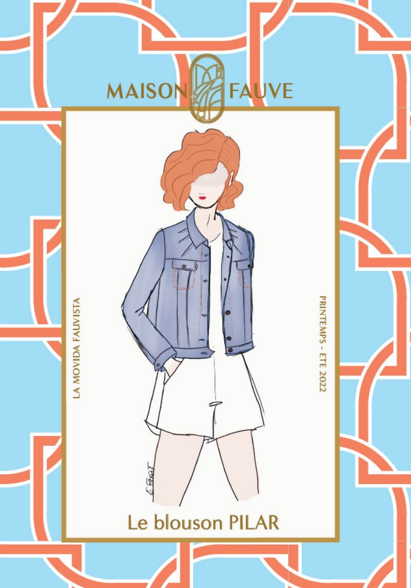 Pilar Jacket PDF Sewing Pattern (A0, A3, A4 and US letter) – Maison Fauve UK