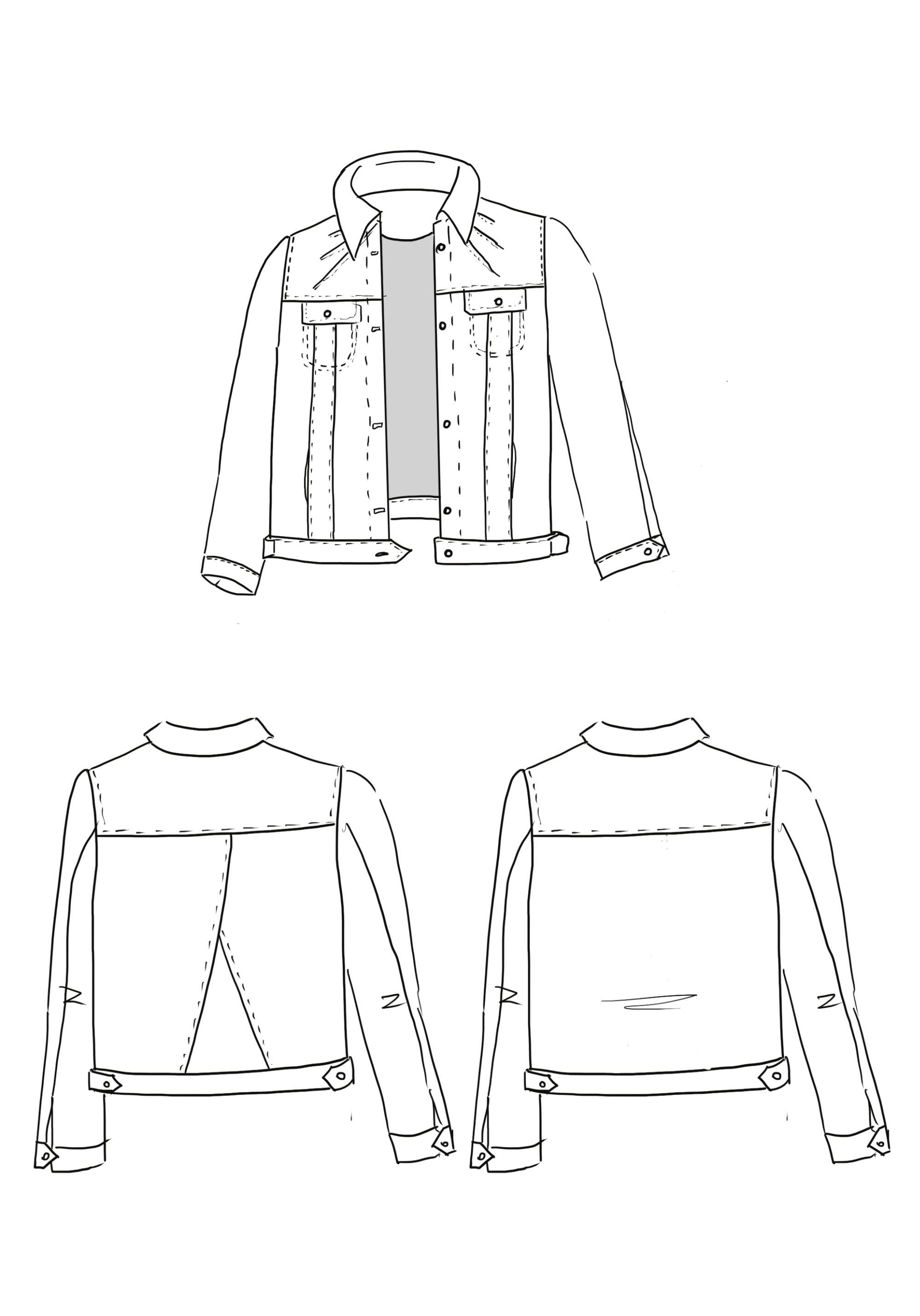 Pilar Jacket Paper Sewing Pattern – Maison Fauve UK