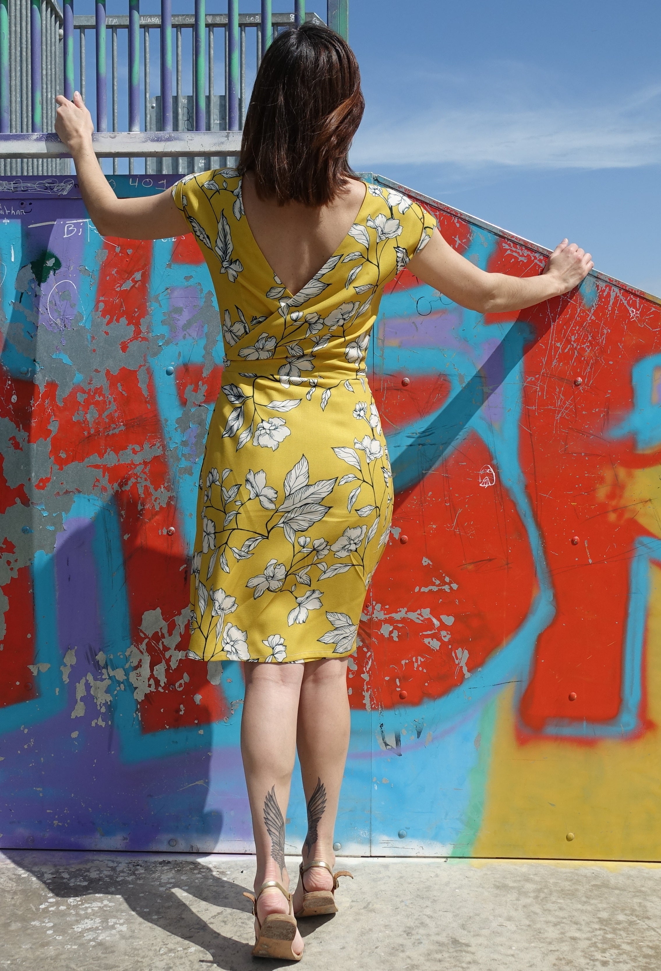 Leaf Dress Top PDF Sewing Pattern (A4 A0 and US letter) – Maison Fauve UK