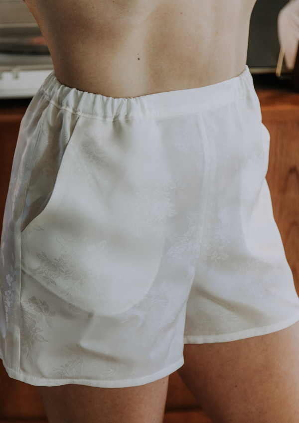 White Underwear Elastic 20 mm  - Sold per cm