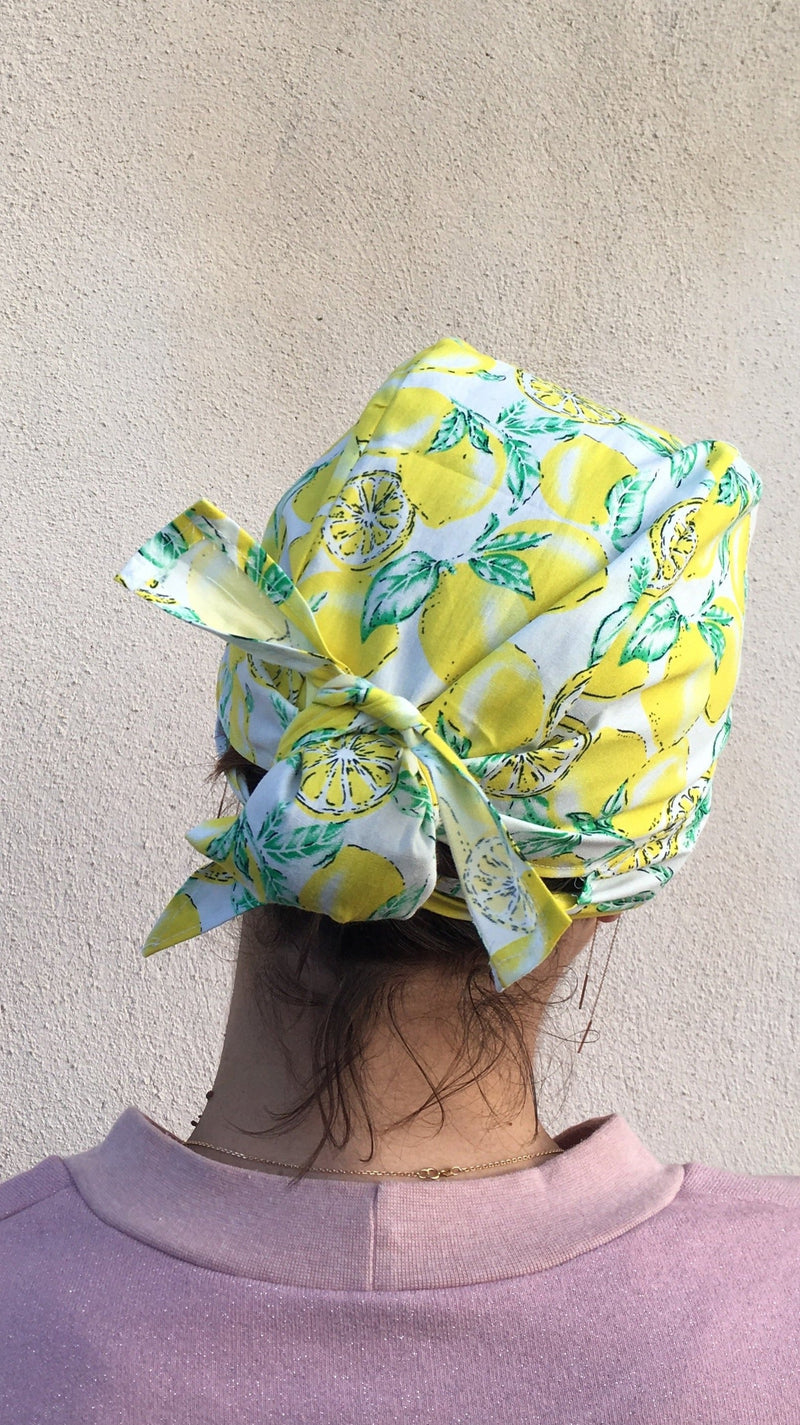 Free Medical Cap Head Cover Sewing Patten