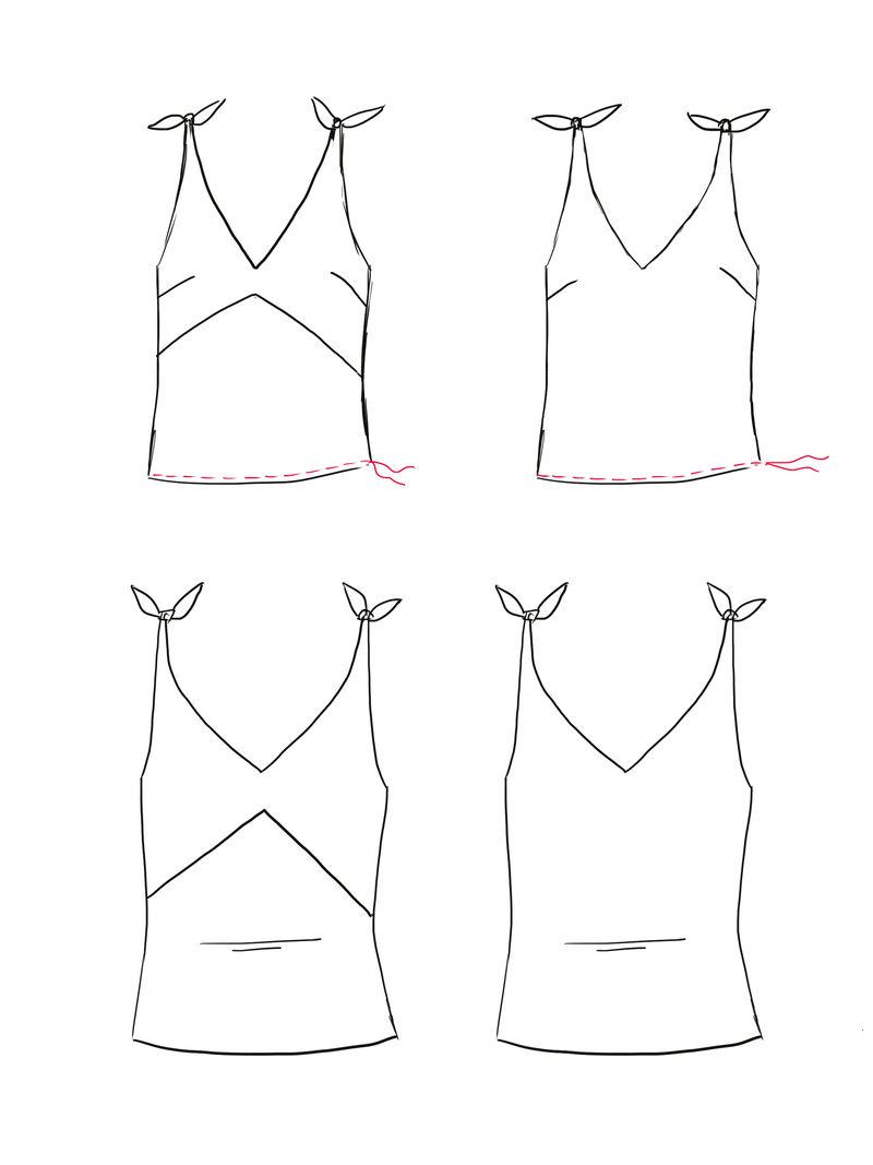 Cédrat Camisole Free PDF Sewing Pattern A4 and US letter