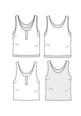 Spritz Tank Top Duo Paper Sewing Pattern