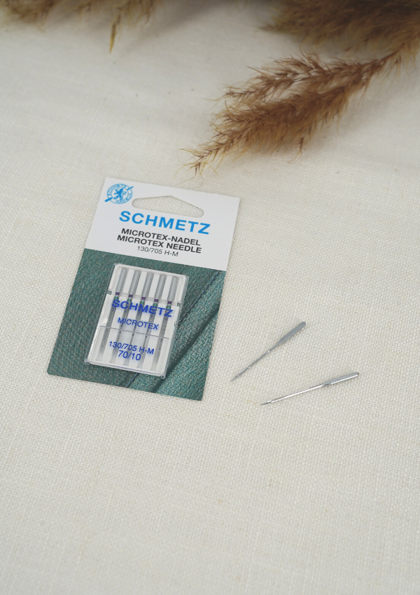 Set of 5 Schmetz Microtex Sewing Machine Needles