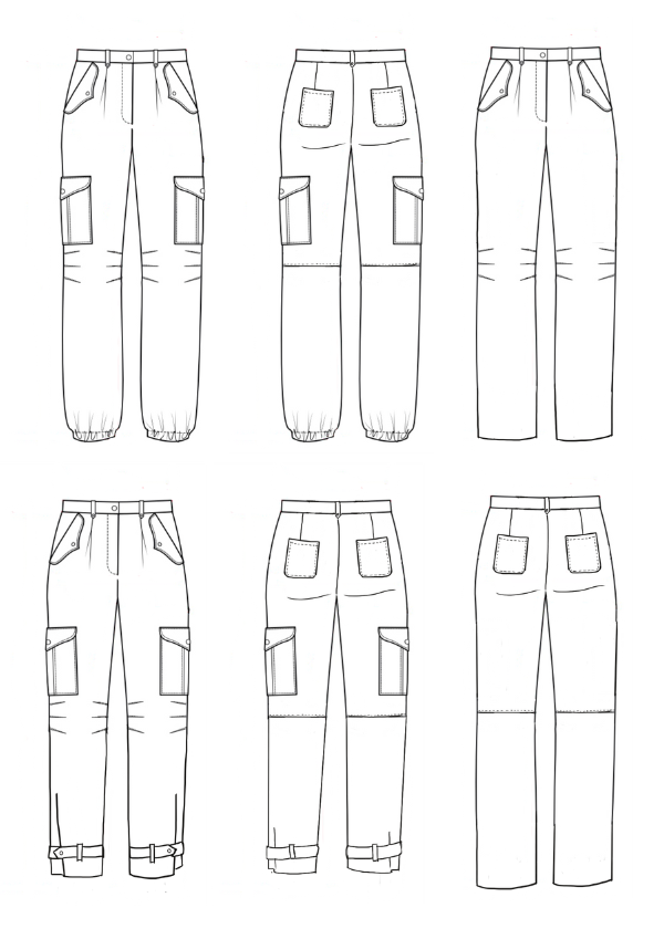 Tremplin Trouser Paper Sewing Pattern