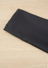 Black cupro viscose lining fabric for coats and jackets - per 10 cm
