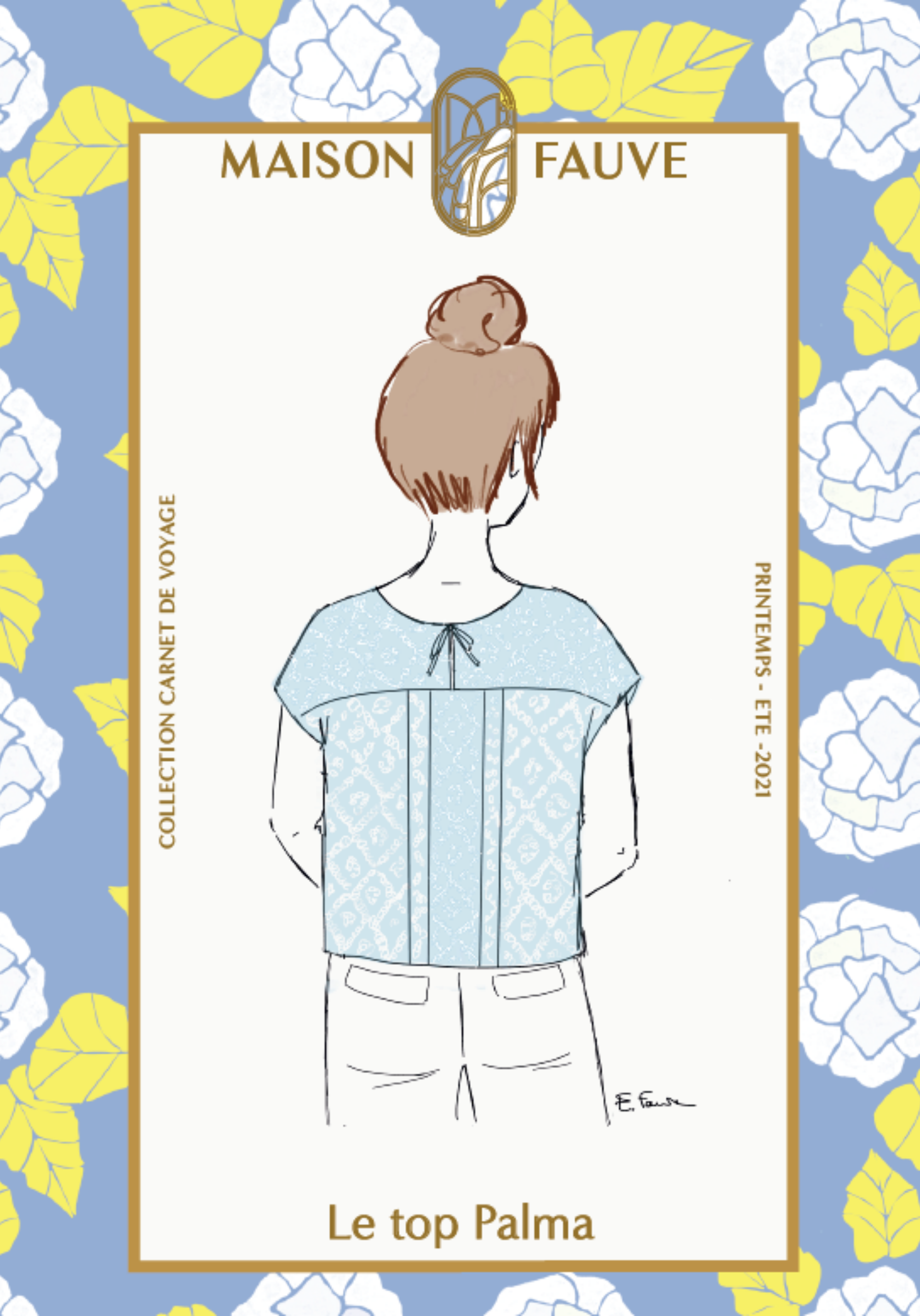 Palma Top Paper Sewing Pattern (Special Beginner) – Maison Fauve UK