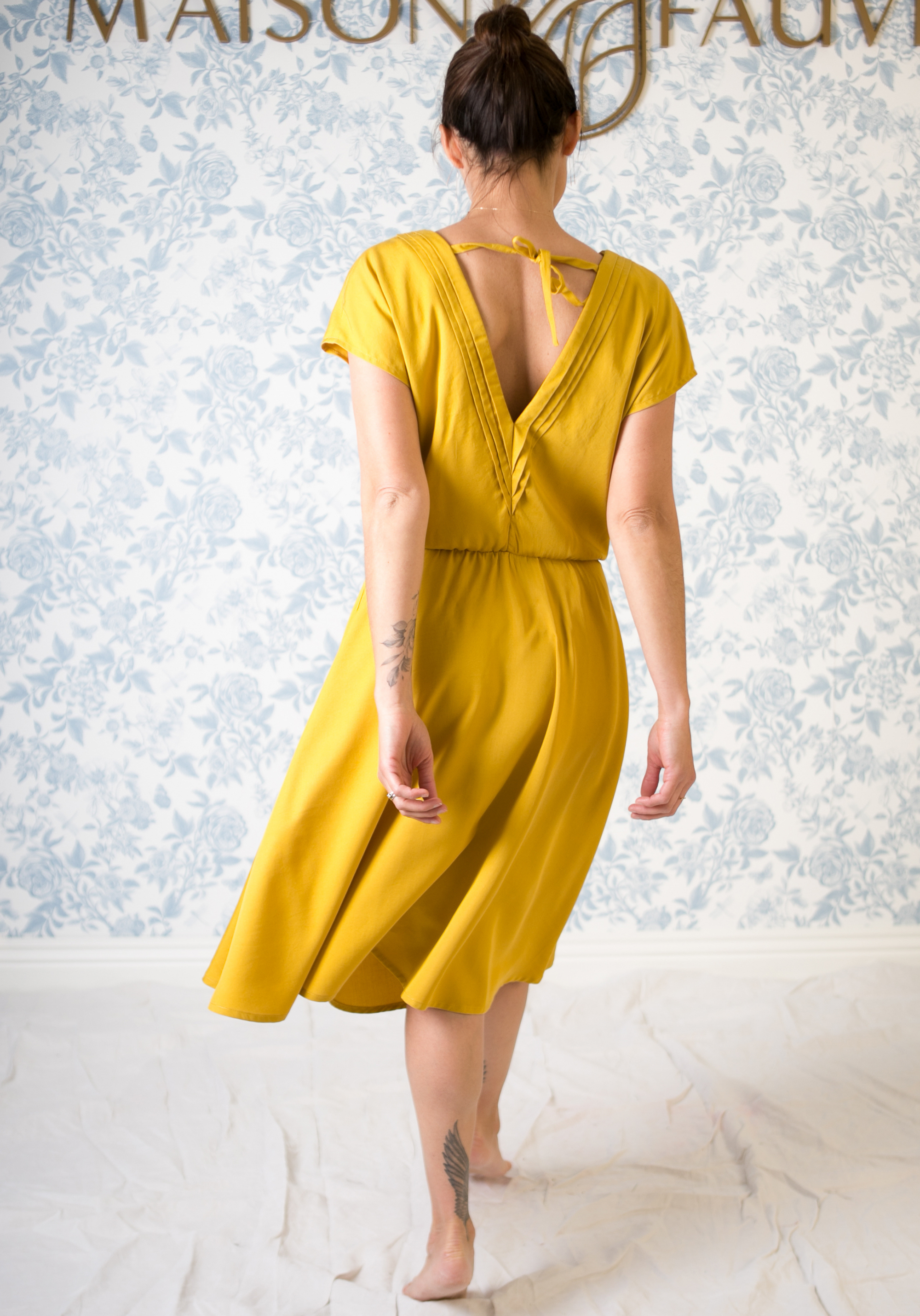 Byzance Dress Paper Sewing Pattern – Maison Fauve UK