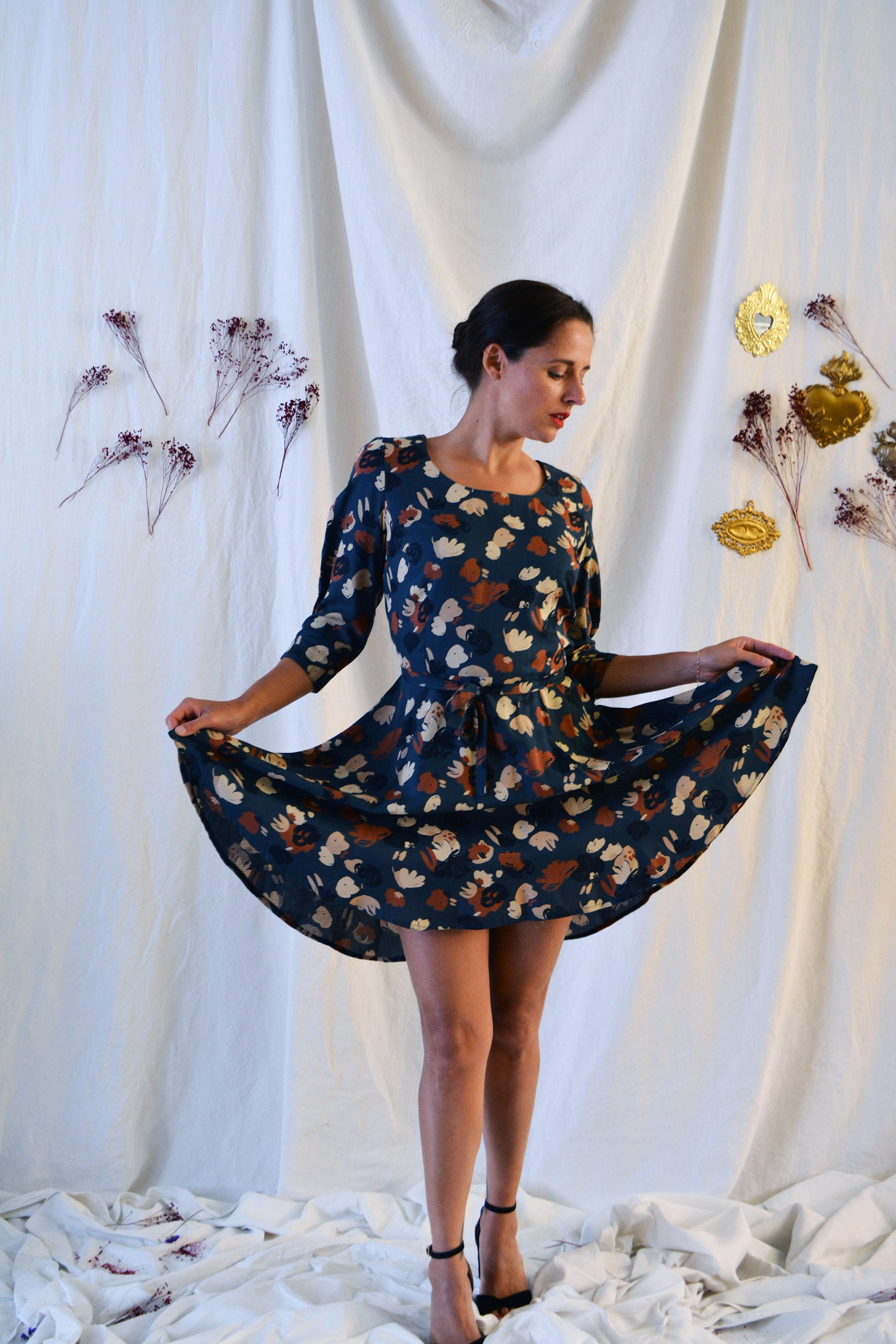 Niki Dress Blouse PDF Sewing Pattern (A4 A0 et US letter) – Maison Fauve UK