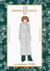 Maison Fauve Autumn Winter 23/24 Fauvea Botanica Paper Sewing Pattern Tigris Coat