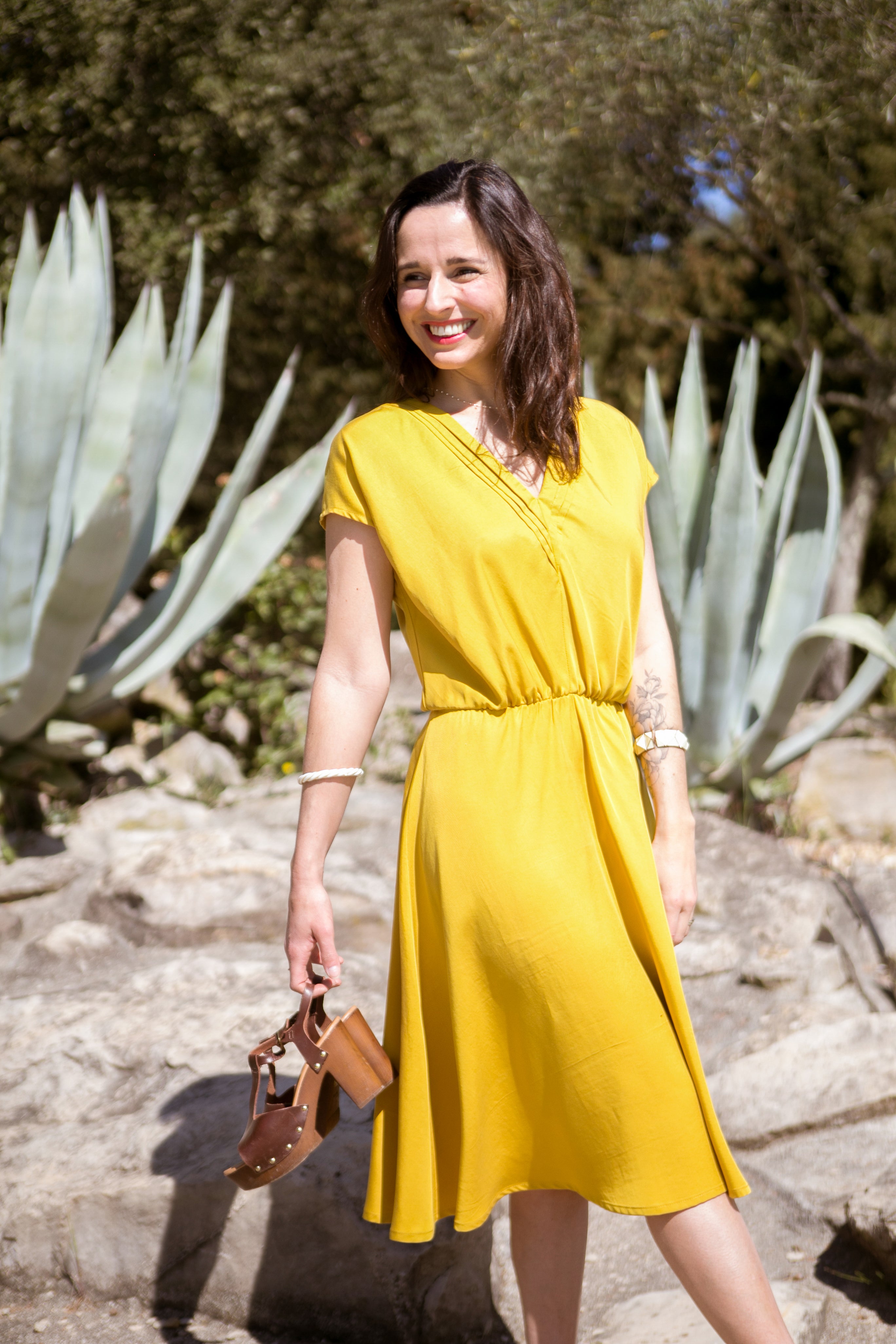 Byzance Dress Paper Sewing Pattern – Maison Fauve UK