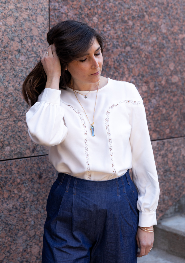 Tribeca Blouse Free PDF Sewing Pattern