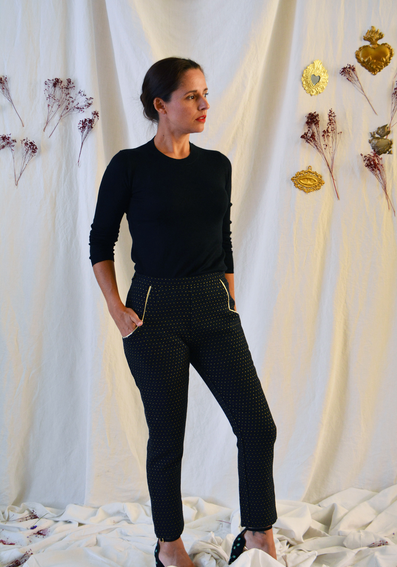 Loulou Cigarette Trousers PDF Sewing Pattern (A4 A0 and US letter)