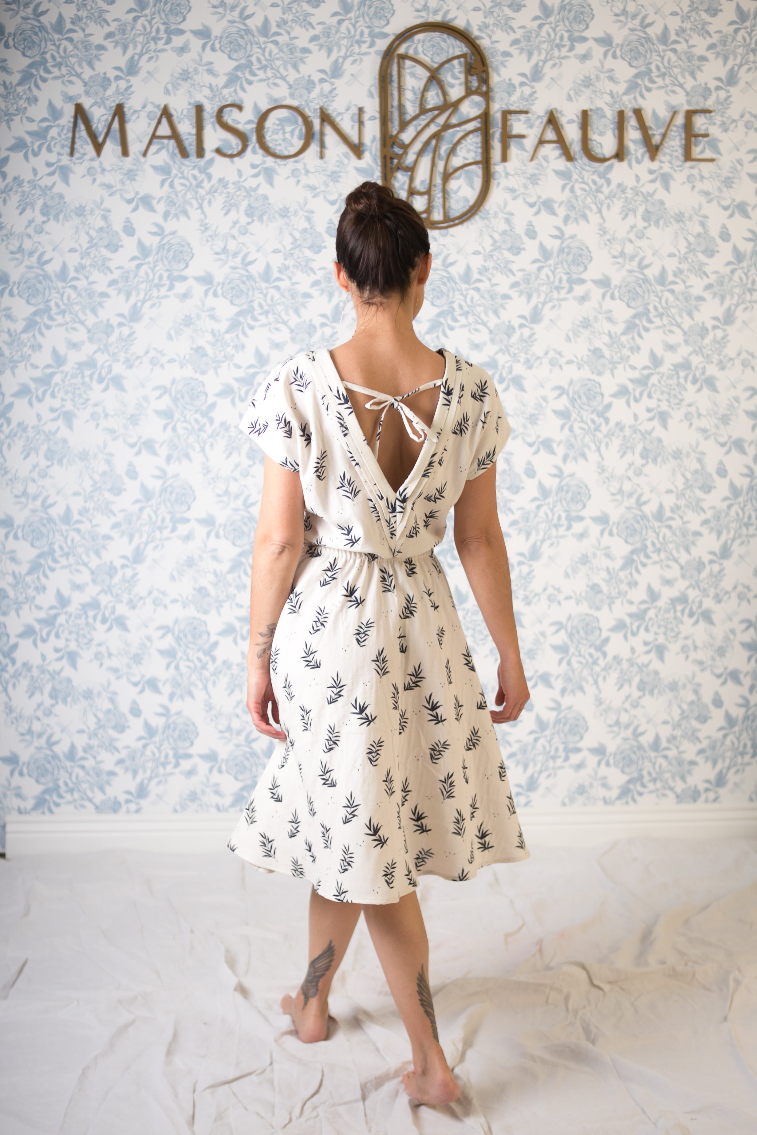 Byzance Dress Paper Sewing Pattern – Maison Fauve UK