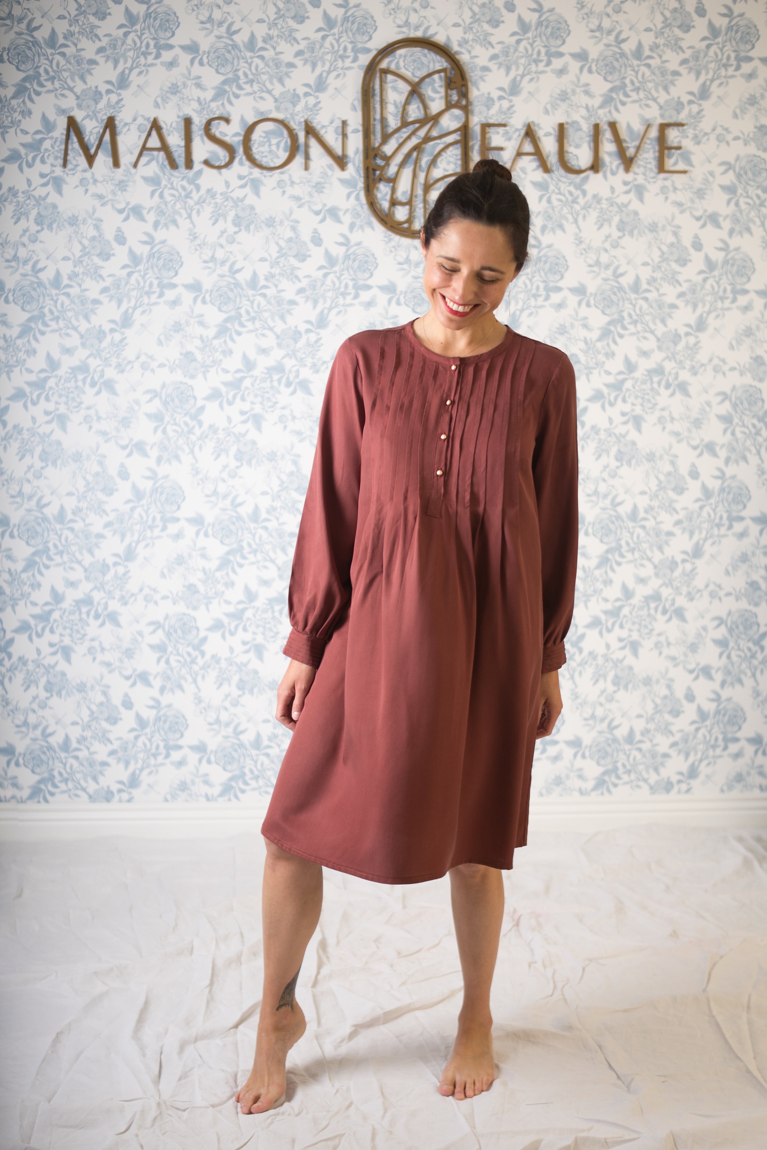 Atlas Shirt Dress Blouse Paper Sewing Pattern – Maison Fauve UK