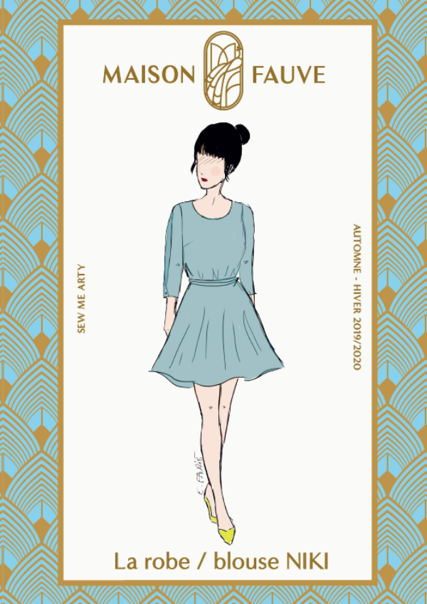 Neuse Paper Niki Dress Top Paper Sewing Pattern – Maison Fauve UK
