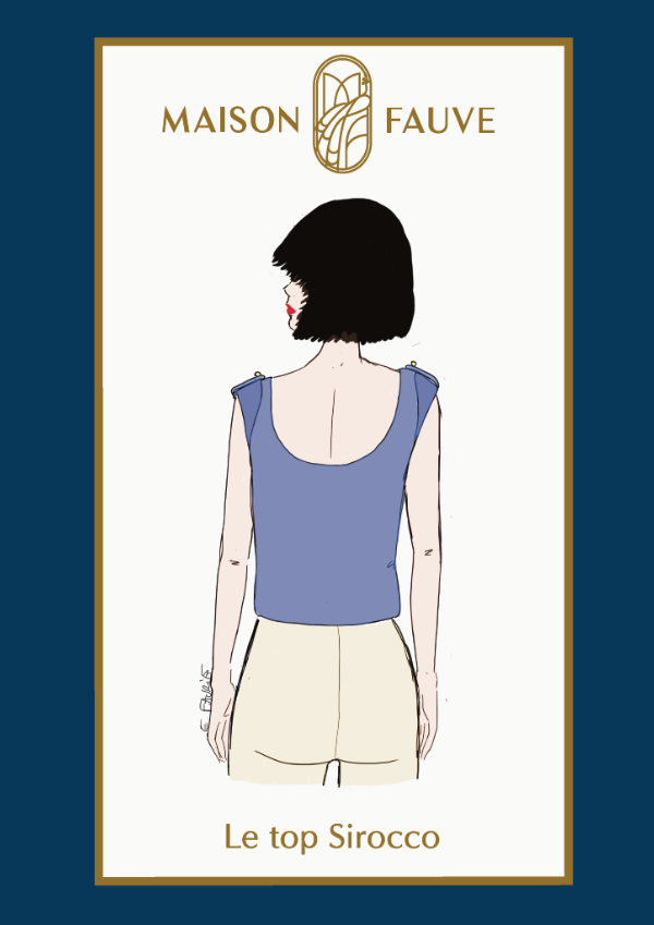 Sirocco Top Paper Sewing Pattern – Maison Fauve UK