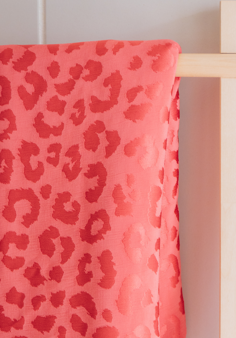 Léo Viscose Jacquard Fabric - Several colors