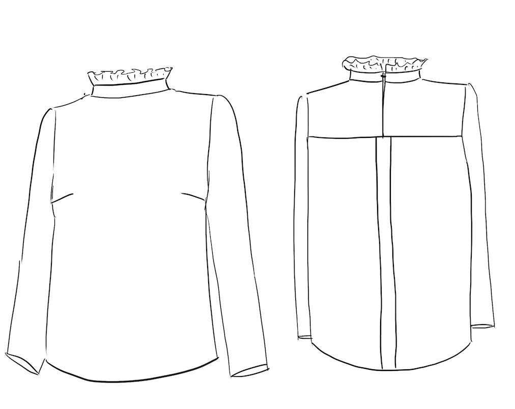 Dahlia Blouse PDF Sewing Pattern (A4 A0 and US letter) – Maison Fauve UK