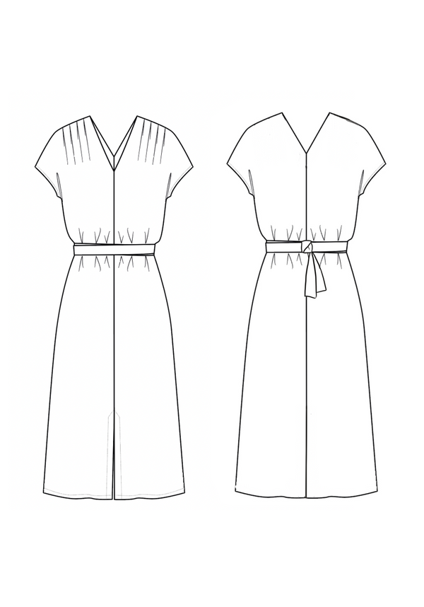 Transat Dress Beginner PDF Pattern (A0, A3, A4 and US letter)