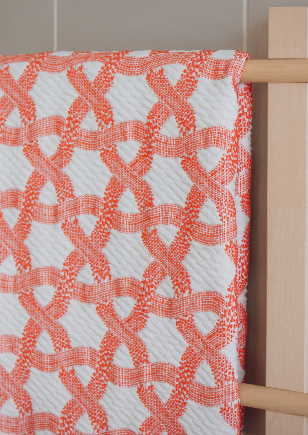 Loop Corail Jacquard Fabric - by 10 cm