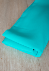 Bleu Lagon Plain Viscose Fabric - per 10 cm